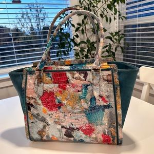 Brahmin Petra II Mosaic Portovera Tote Bag